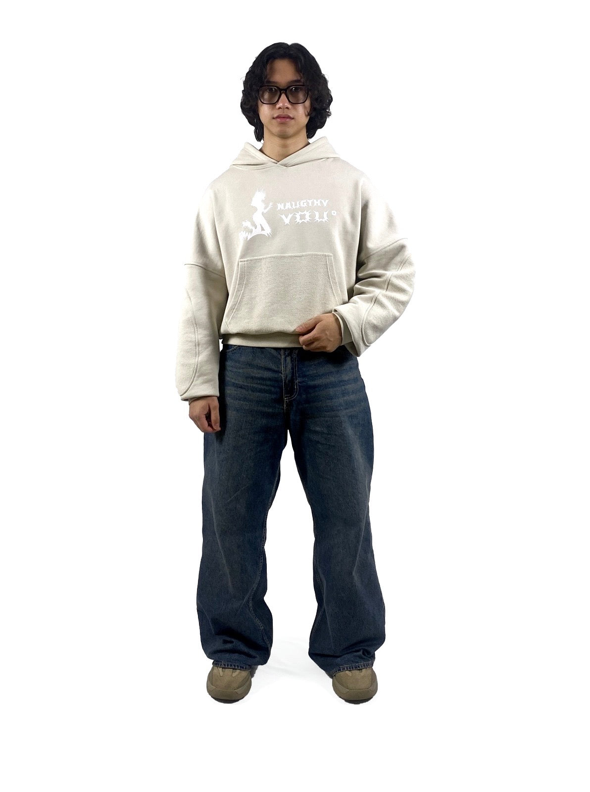 Naughty You Hoodie (Sand)
