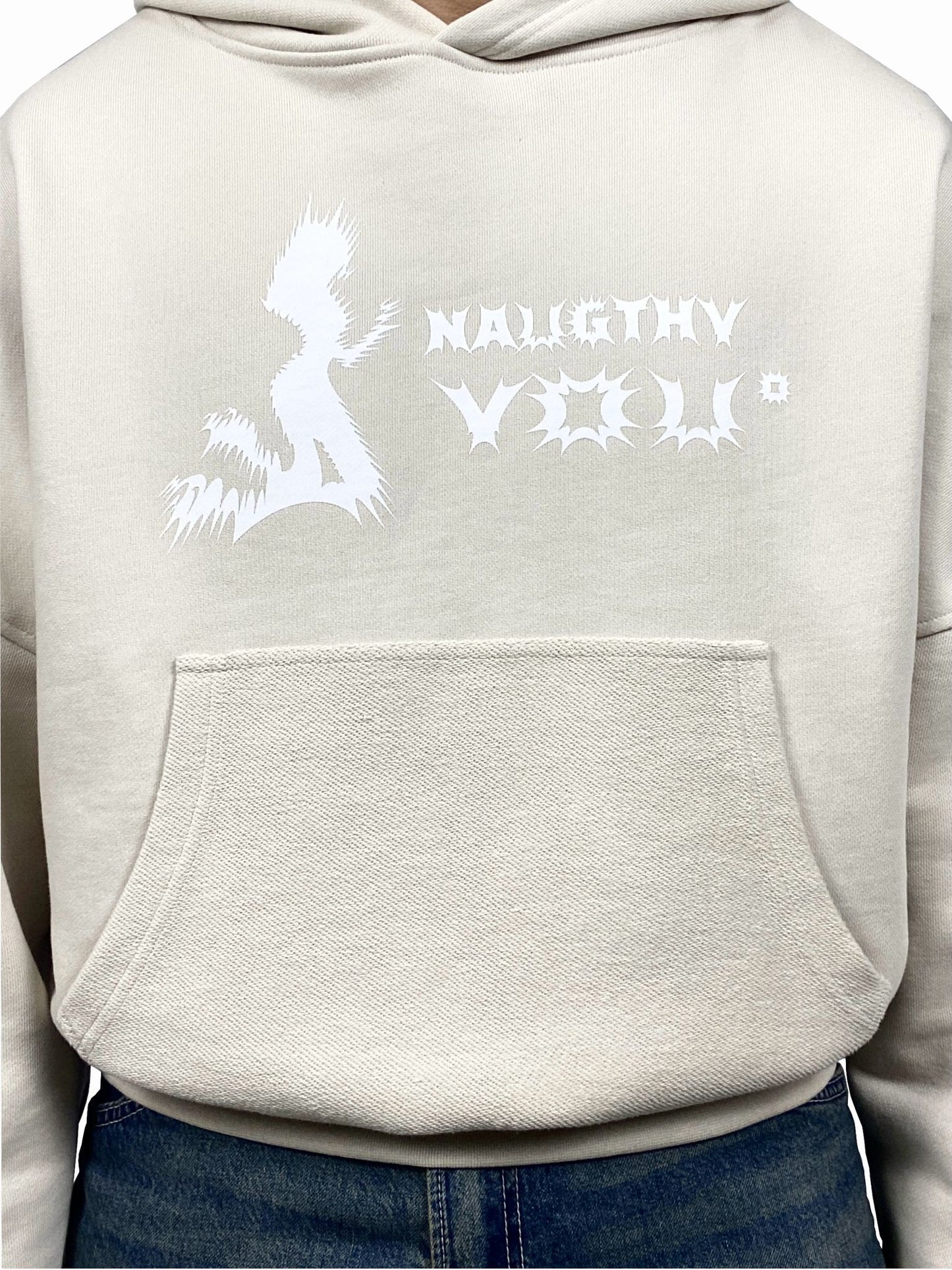 Naughty You Hoodie (Sand)